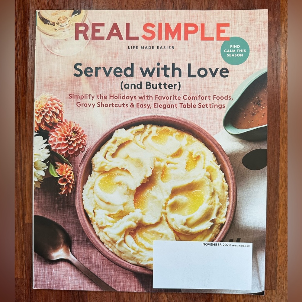Real Simple Magazine - November 2020